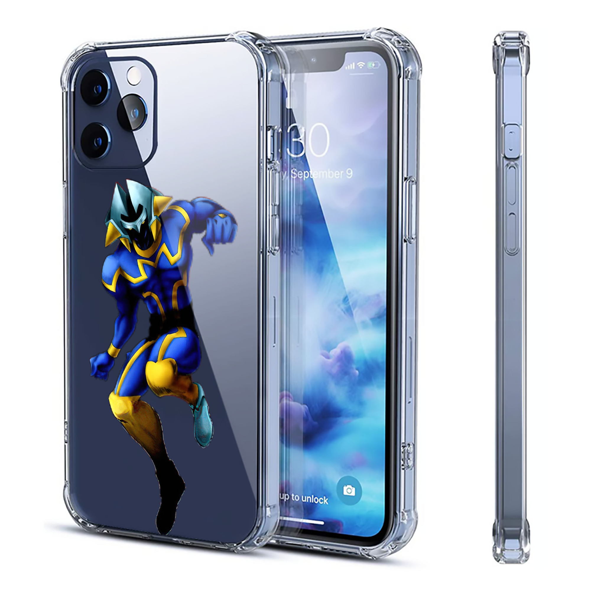 （画像用） 遊☆戯☆王 Yu-Gi-Oh! 【iPhone 12シリーズ対応】透明スマホケース（クリアソフトケース）